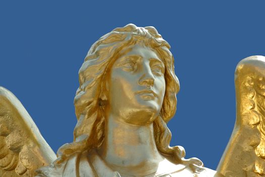 Golden statue of Angel