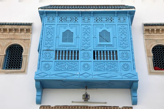 Traditional window from Kairouan, Tunisia