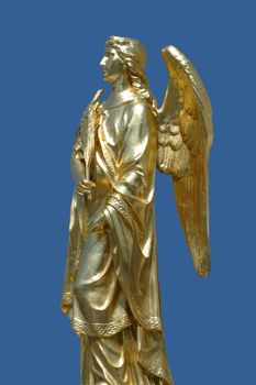Golden statue of Angel