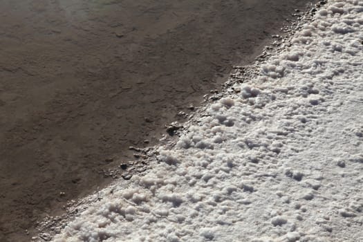 Chott el Djerid (biggest salt lake in north Africa), Tunisia