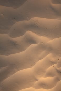Wind textures on sand in Sahara