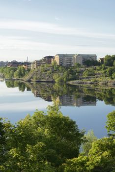 Stockholm embankment