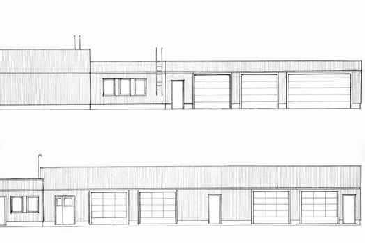 Architectural background - plan of the house - Illustration