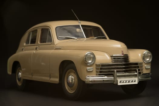 St. Petersburg, Russia, 7 October 2015  Soviet retro car Gaz M 20 Victory 1946