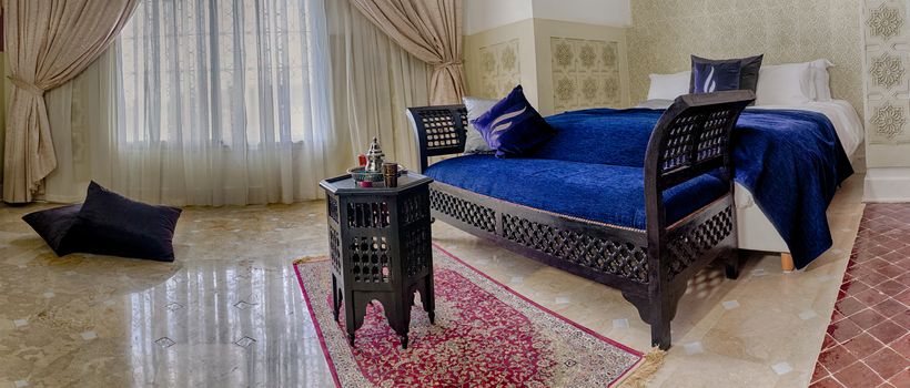 Beautiful moroccan room suite in arabic style