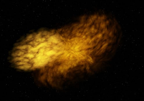 Small part of an infinite star field of space in the Universe. "Elements of this image furnished by NASA".