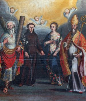 Saint Andrew, Anthony, Lucia and Nicholas