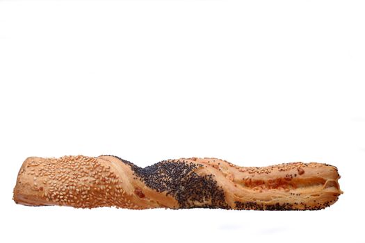 Loaf with sesame and poppy seeds