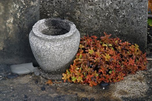 Detail of a grave decoration