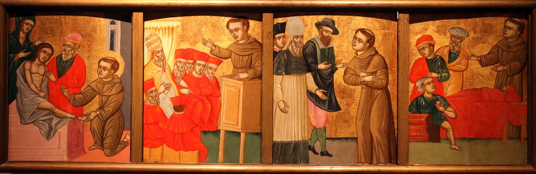 Scenes from the life of St. Anthony of Padua
