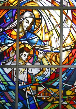 Virgin Mary with child Jesus