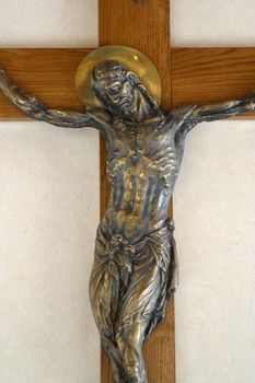 Jesus crucified on the cross