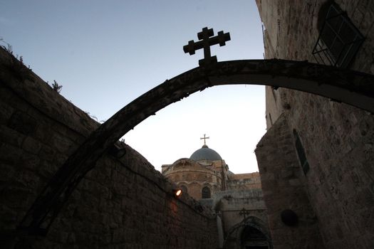 Church Of The Holy Sepulchre in Jerusalem. Israel