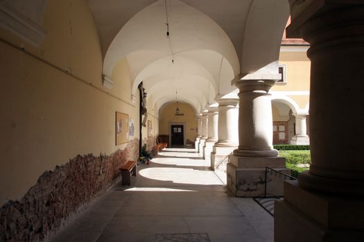 Medieval cloisters and arches