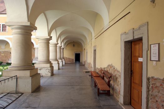 Medieval cloisters and arches