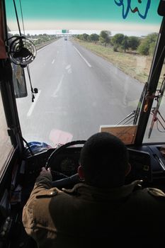 Bus driving