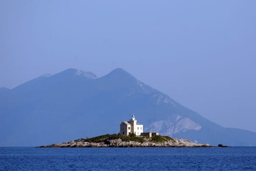 Lighthouse on small island