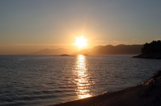 Early morning on Adriatic Sea