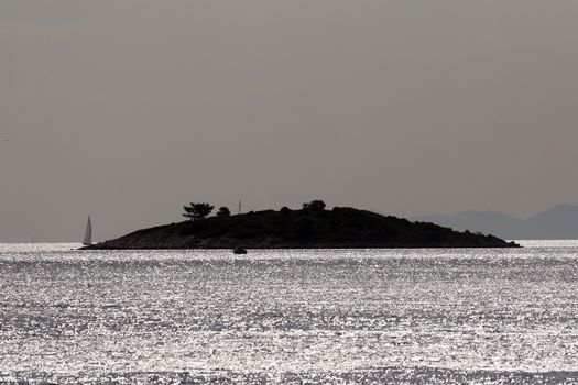 Moonlight on the sea