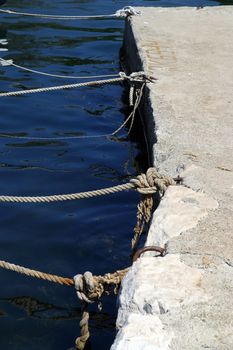 Rope of boat knotting