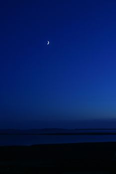 Moonlight and sea