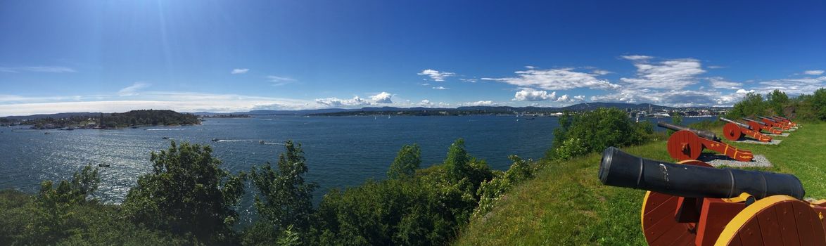 The view from "Hovedöya" in oslo.