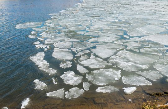 Melting ice on spring lake 3.4.16