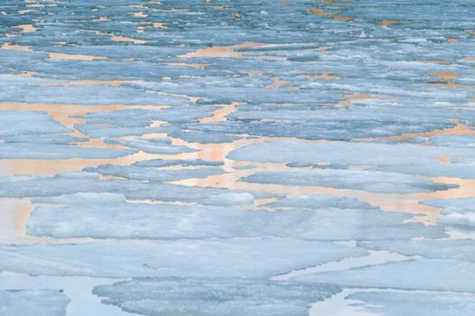 Melting ice on spring lake 3.4.16