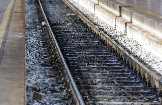 perspective view of railways