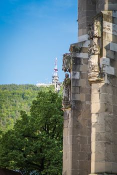 Tampa Mountain seen in the upper Black Church in Brasov.