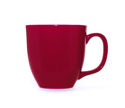 red cup on a white background