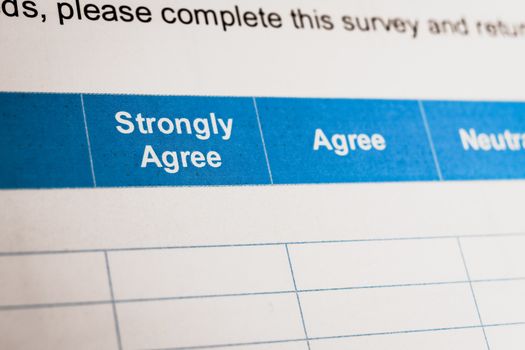 Customer satisfaction survey checkbox with rating, can use any business concept