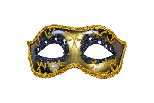 Carnival mask isolated on white background