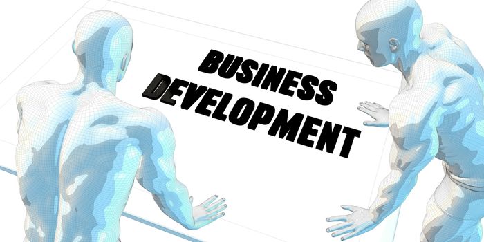 Business Development Discussion and Business Meeting Concept Art