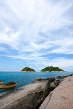 Nang Yuan island, Koh Tao, Thailand.