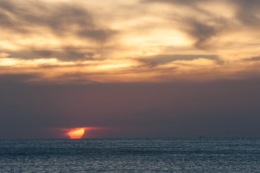 Sea Sunset at Thailand