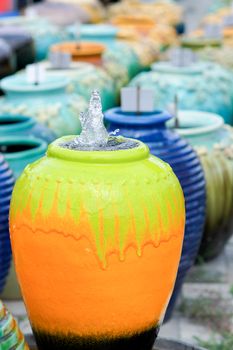 Colored jars