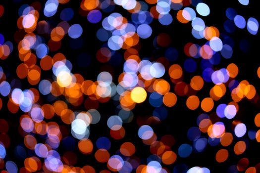 Abstract circular bokeh background of Christmaslight