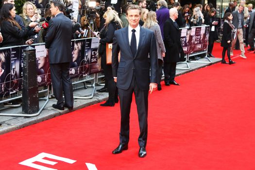 UK, London: Colin Firth arrives on the red carpet on April 11, 2016 for the premiere of Eye in the Sky at Curzon Mayfair Cinema in London.