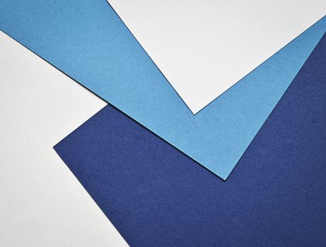 abstract background paper page with blue and white colors