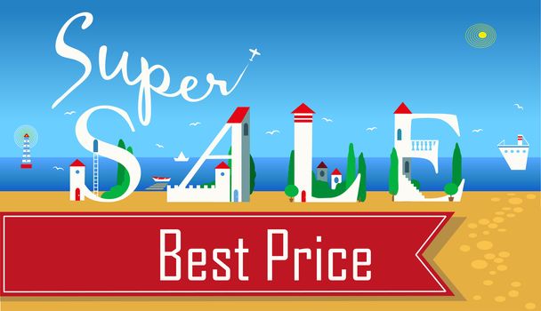 Inscription Super Sale Best Price. Cute white houses on the coast