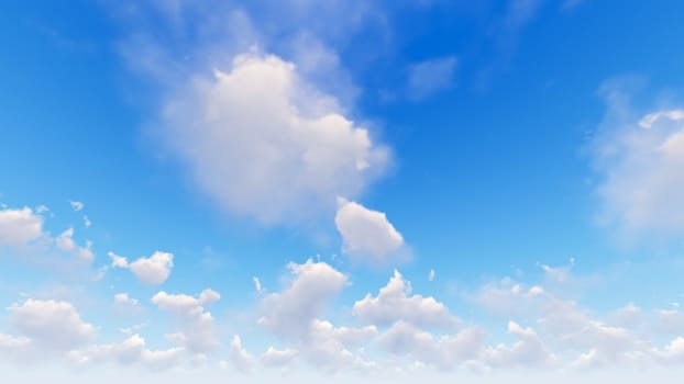 Cloudy blue sky abstract background, blue sky background with tiny clouds, 3d illustration