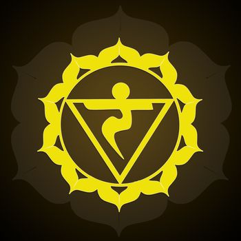 illustration of Solar Chakra