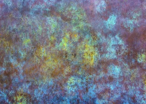 Abstract colorful metal texture