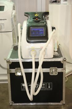 Equipment at 27th international fair and congress of cosmetics,The touch of Paris, 27th and 28th April 2016. Belgrade,Serbia