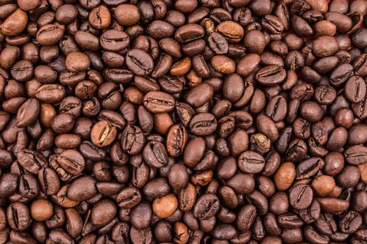 Full frame of coffee beans. Nice background