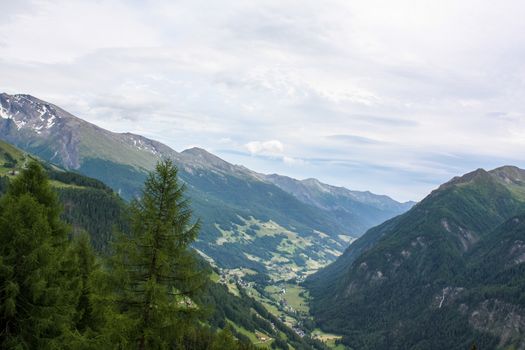 A beautiful view of the Austrian Alps