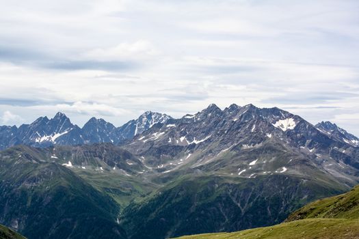 A beautiful view of the Austrian Alps