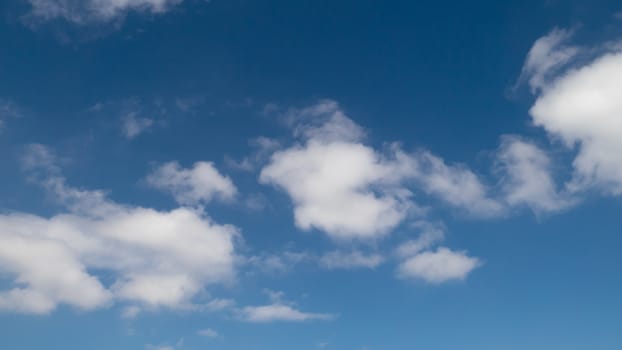 The white cloud with blue sky background.