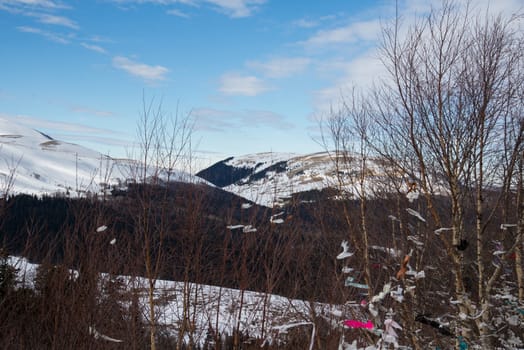 The magnificent mountain scenery of the Caucasus Nature Reserve